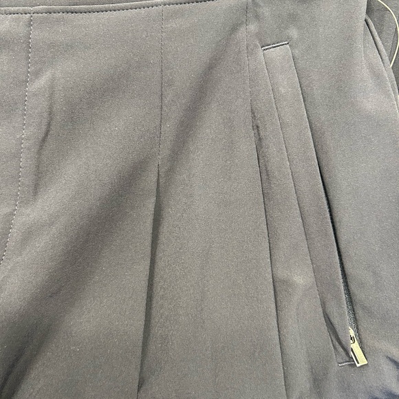 Athleta Brooklyn Heights Pleated Wide Leg Pant 8 Navy Blue - Picture 8 of 11